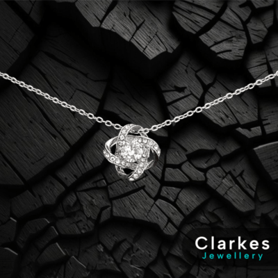 Stainless CZ Necklace