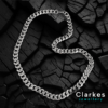 Stainless Steel Diamond Cut Cuban Chain - 11mm, 24"