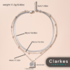 Multi-Layer Silver Necklace with Lotus Pendant - Image 2