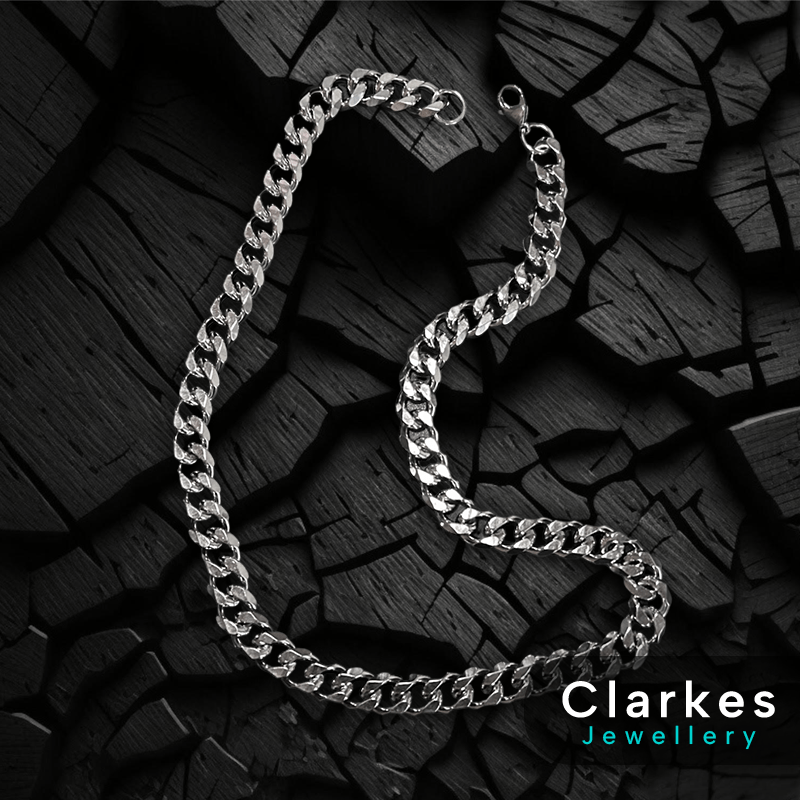 Men's Italian Cuban Chain Timeless Stainless Steel 13mm 24" Necklace + Giftbox - Image 2