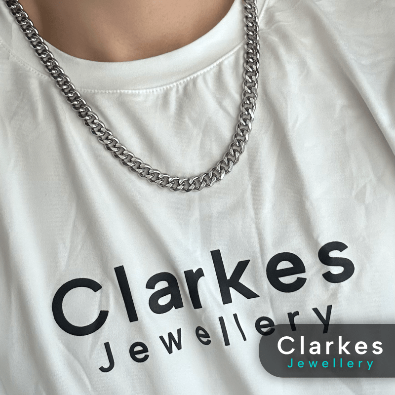Men's Italian Cuban Chain Timeless Stainless Steel 9mm 24" Necklace + Giftbox - Image 3