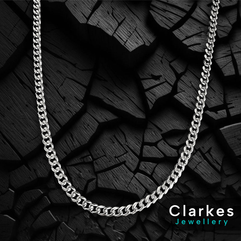Men's Italian Cuban Chain Timeless Stainless Steel 7mm 21" Necklace + Giftbox - Image 2