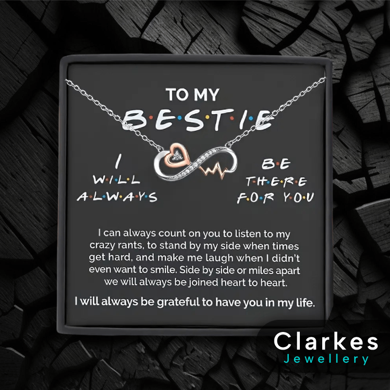 To My Bestie -Luxury Friends Theme Necklace Gift for Women Friend