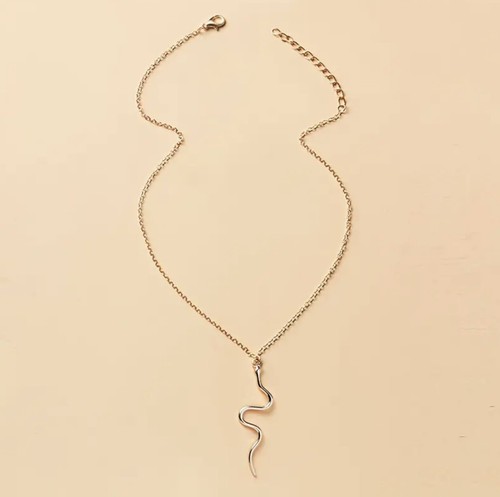 Stunning Gold Filled Ladies Necklace With Snake Pendant - Image 2