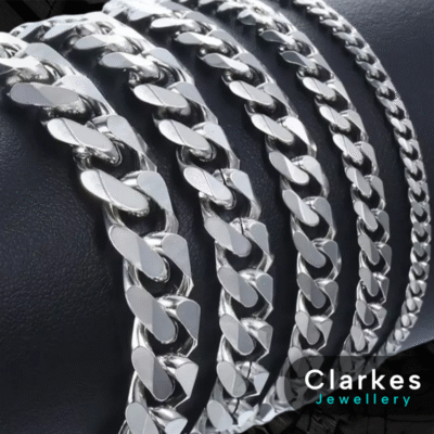 Italian Stainless Steel Cuban Link Bracelets 3mm- 11MM Classic 8" Bracelets