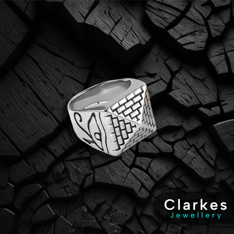Men's Stainless Steel Pyramid Ring - Bold, Sleek, and Stylish Statement Piece - Image 2