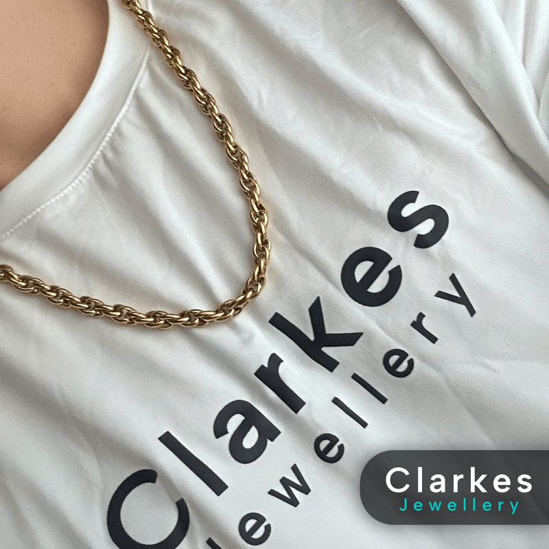 Men's 18ct GF Stainless Chunky Rope Chain Necklace 24" - Image 5