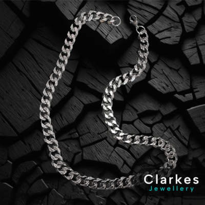 Men's Italian Cuban Chain Timeless Stainless Steel 9mm 24" Necklace + Giftbox