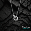 Stunning Ladies Silver Diamond Cut Interlinked Hoops Necklace Pendant - Image 2