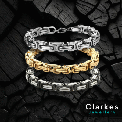 Stainless Steel Braided Link Bracelet - Chunky 6mm Design Unisex Tarnish Proof