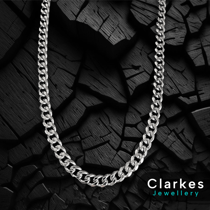 Men's Italian Cuban Chain Timeless Stainless Steel 11mm 20" Necklace + Giftbox - Image 3