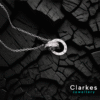 Stunning Ladies Silver Diamond Cut Interlinked Hoops Necklace Pendant