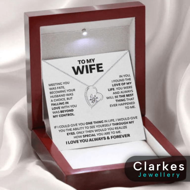 To My Wife Necklace – 925 Silver Necklace Premium Gift For Wife