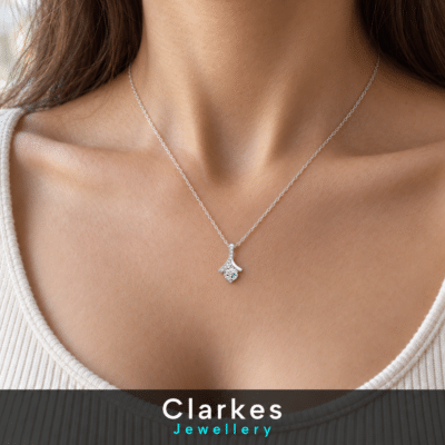 Zircon Pendant Necklace